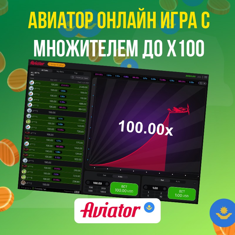 Игра Авиатор для заработка онлайн 